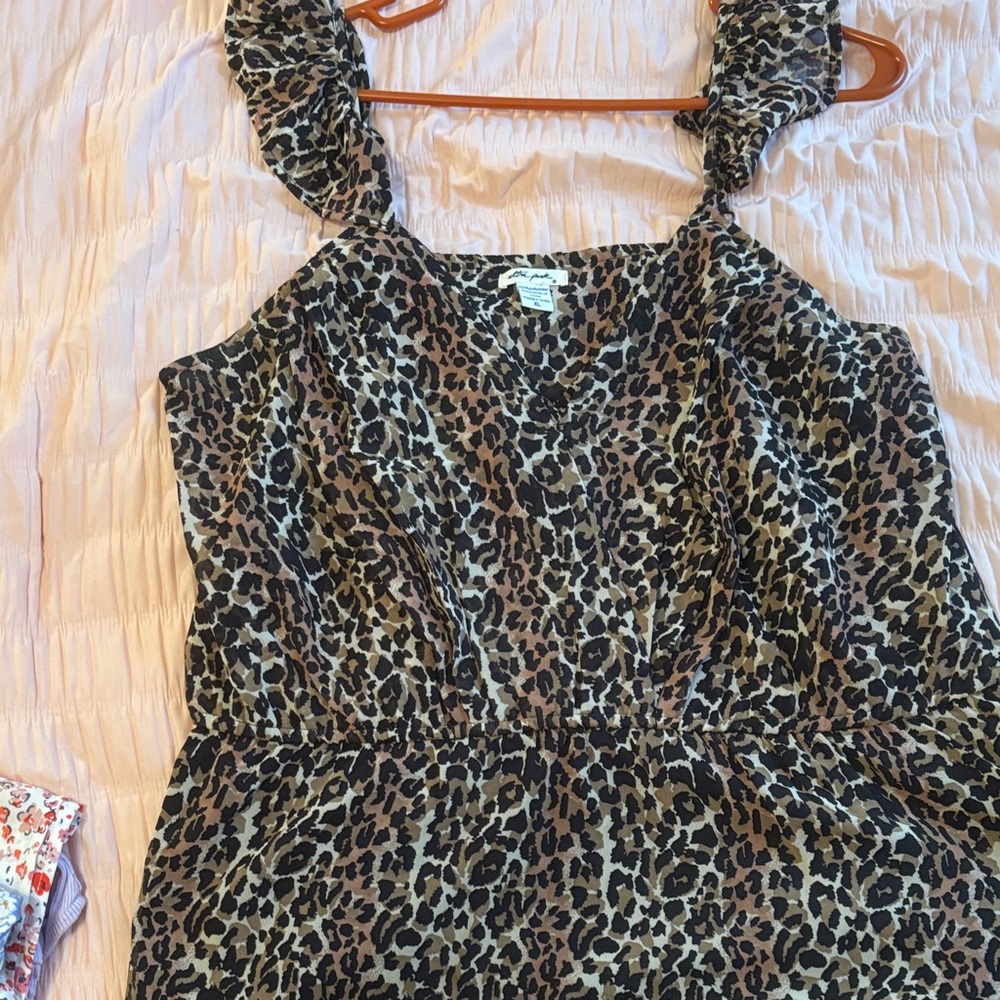Ultra Pink Animal Print V-Neck Top